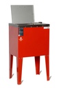 Fast Mover Semi- automatice spray gun cleaner for 2 spray guns. Fitted with long life diaphragm pump