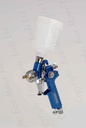 Fast Mover HVLP gravity feed spray gun with 125ml paint pot. 1.0mm aircap