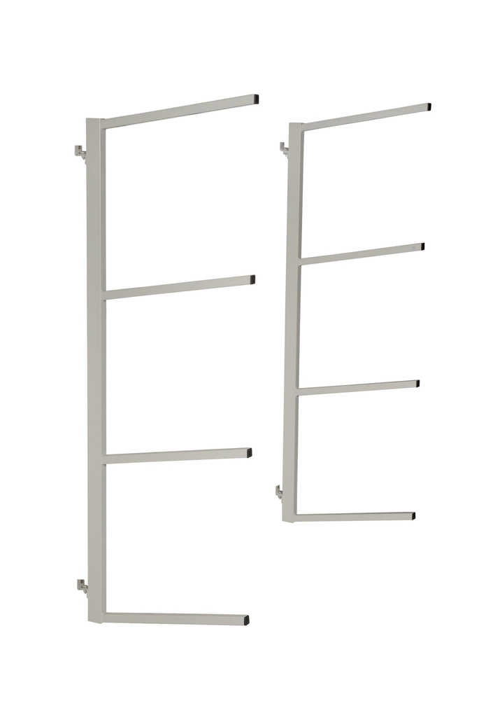 Fast Mover Bumper storage rack for 4 large bumpers. Foldaway & wall mounted.