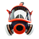 Fast Mover Full face mask fitted with 2 A2P3 cartridges