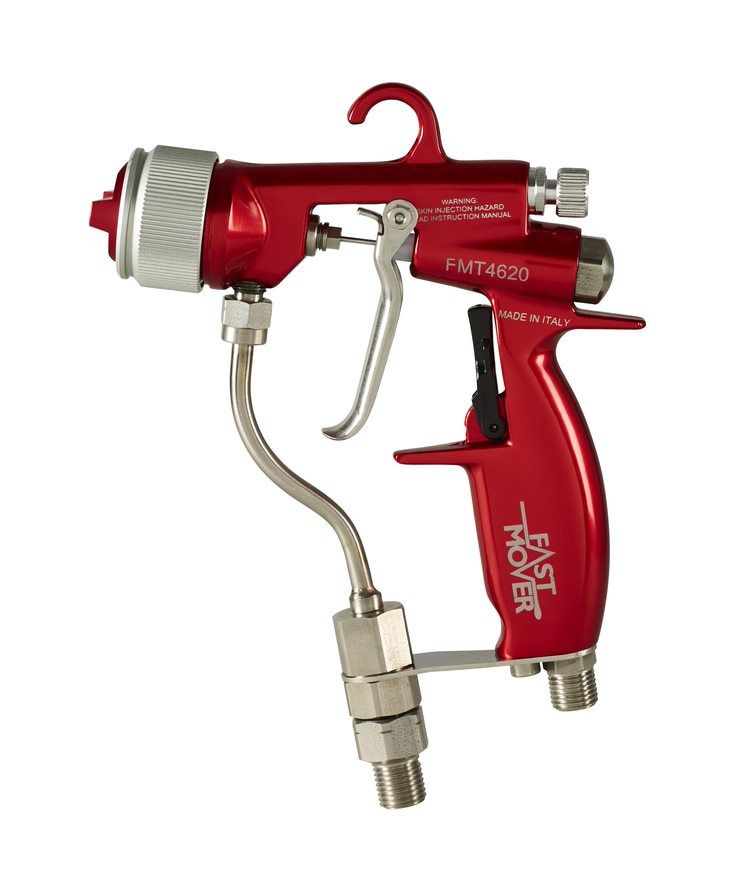 Fast Mover Air assisted airless spray gun. Max pressure 200BAR. 