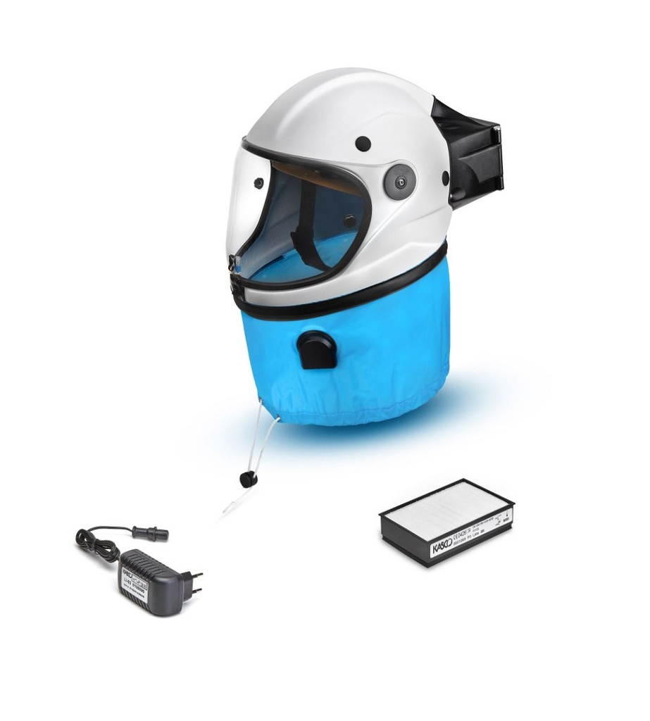 Fast Mover Powered air purifying respirator mask fitted with TA 