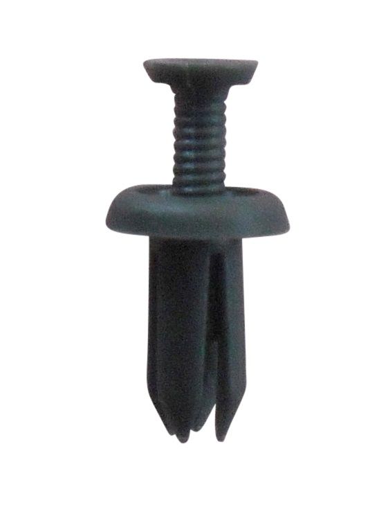 Fast Mover Trim Clip Blk Screw Rivet to fit 5.2mm Hole. PK 10