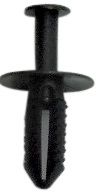 Fast Mover Trim Clip Blk Push Rivet to fit 7mm Hole. PK 10
