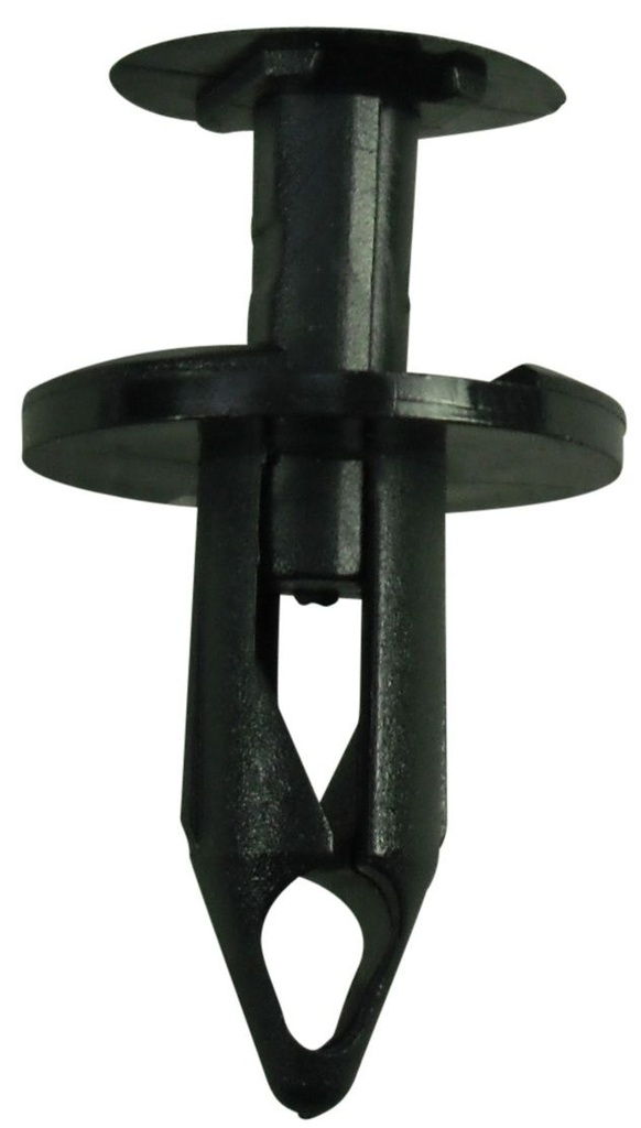 Fast Mover Trim Clip Blk Push Rivet to fit 9mm Hole. PK 10