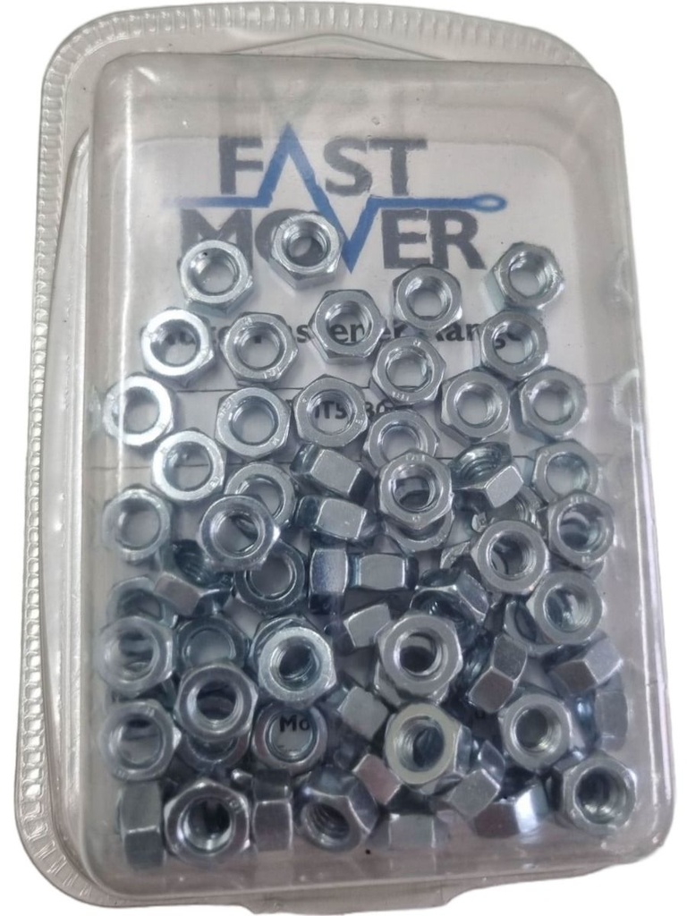 Fast Mover M6 STEEL NUTS pk75