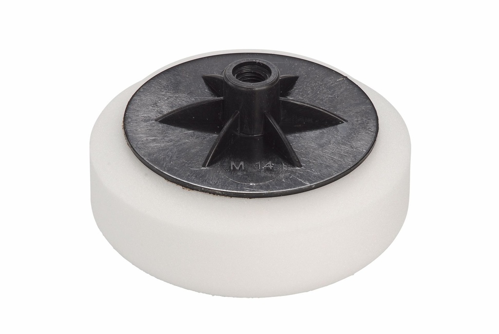 Fast Mover Hard white compounding pad. 150 x 50mm M14 thread