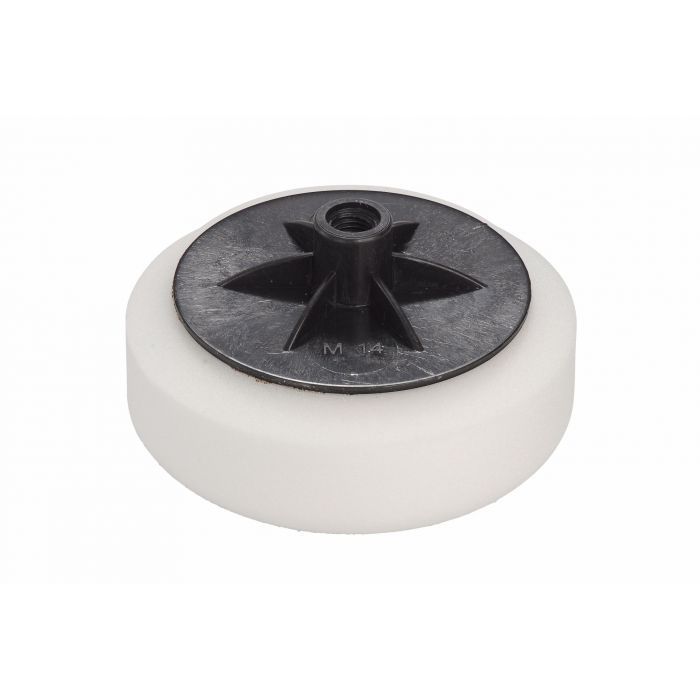Fast Mover Hard white compounding pad. 150 x 50mm M14 thread