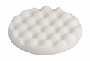 Fast Mover Hard white compounding pad with hook and loop 150 x25mm with waffle design