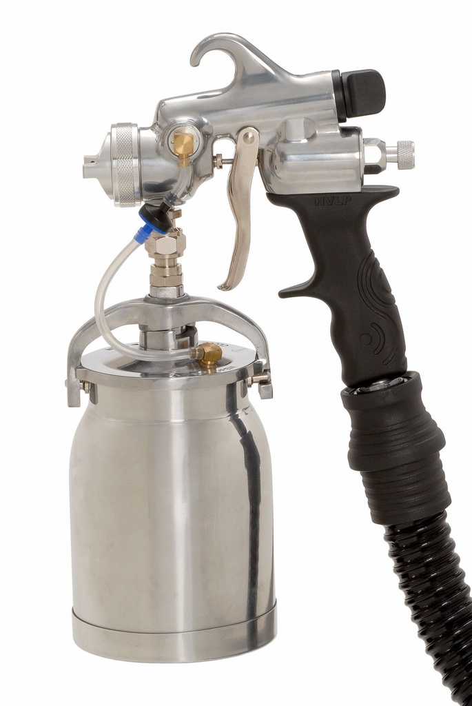 Fast Mover HVLP turbine spray gun with 1000ml paint pot 1.8mm air cap