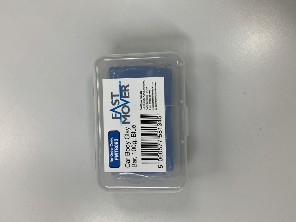 Fast Mover paint rectification clay bar. Blue for use on darker colours. 100g per pack