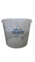 Fast Mover Plastic paint mixing cups with ratios. 1400ml . 200 cups per box