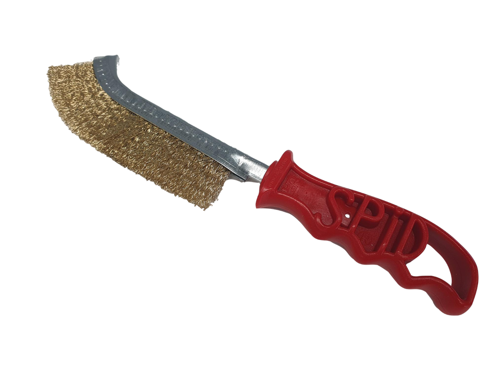 Fast Mover Brass Brush with Plastic Handle, 24 Brushes