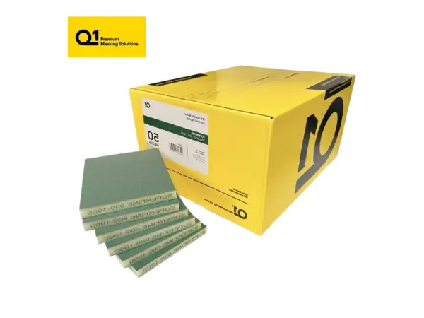 Q1 Double Sided Sanding Sponge Superfine 800-1000P (Box of 50)