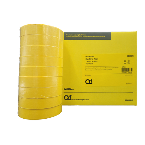 Q1 24mm x 50m Premium Masking Tape (Box of 36)