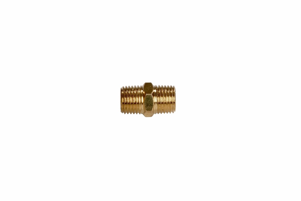 Fast Mover Double Union, 1/4 Male/Male Thread, Pk Of 2