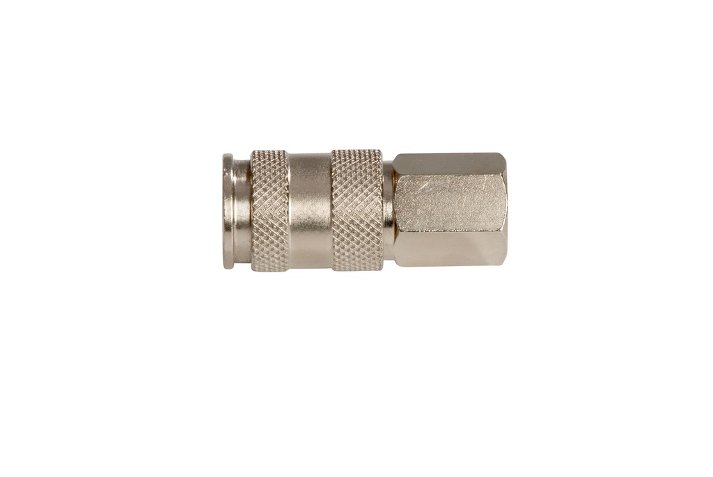 Fast Mover High-flow air fitting coupler with 1/4bsp female thread. 2 couplers per pack