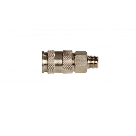 CarTec Compressor High Flow Coupler - Male Thread - Pack of 2 