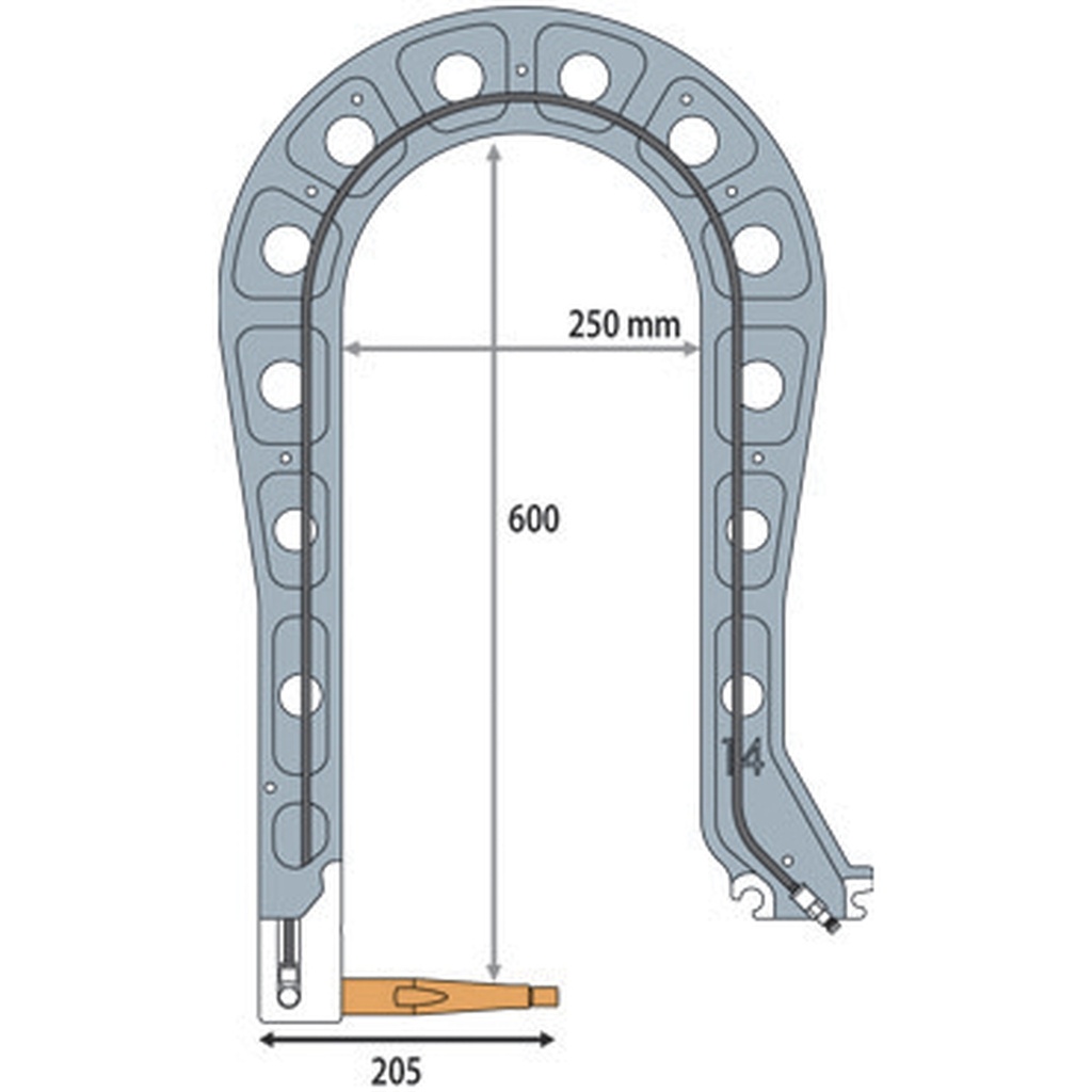 GYS C14 ARM (INSULATED) & WALL BRACKET