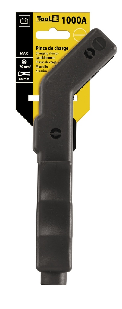 GYS BLACK INSULATED CURVED CLAMP 1000A - on card