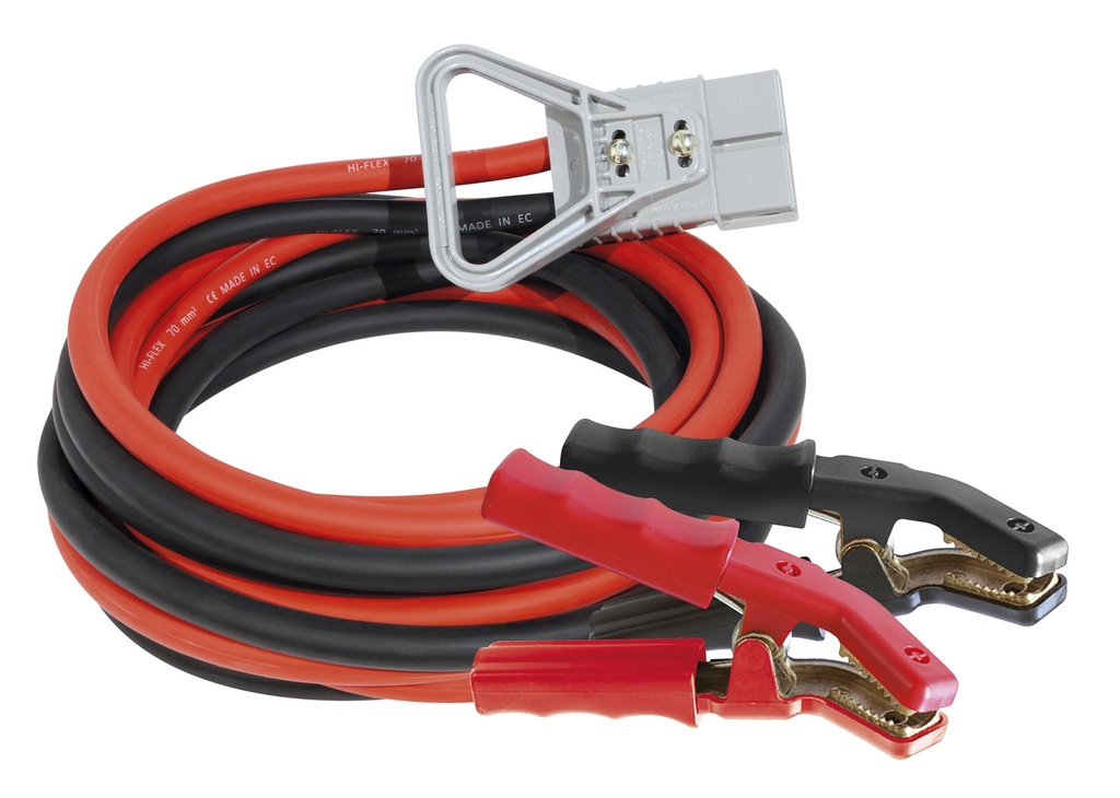 GYS CABLES 2.0m - 70mm² + CLAMPS 1000A FOR STARTPACK PRO 12.24 X