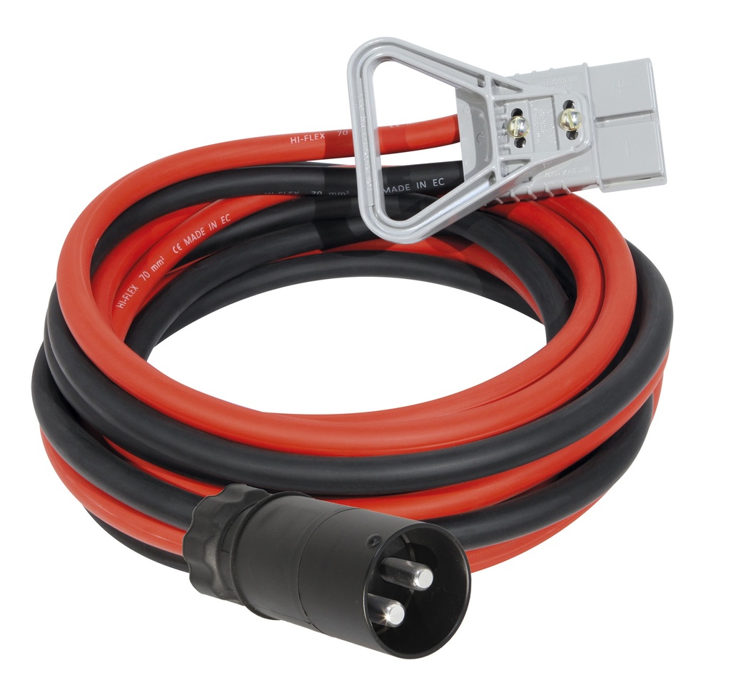 GYS CABLES 2.0m - 50mm² + NATO CONNECTOR 1000A FOR STARTPACK PRO
