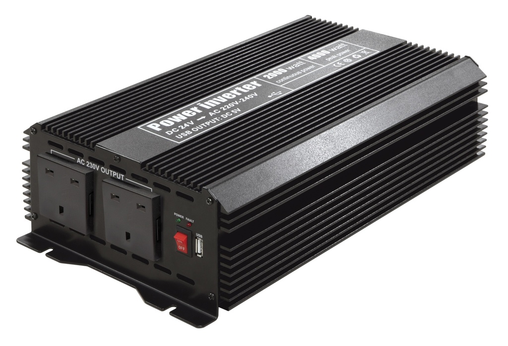 GYS INVERTER MSW82000 - 24V (2000W MODIFIED WAVE) - (UK)