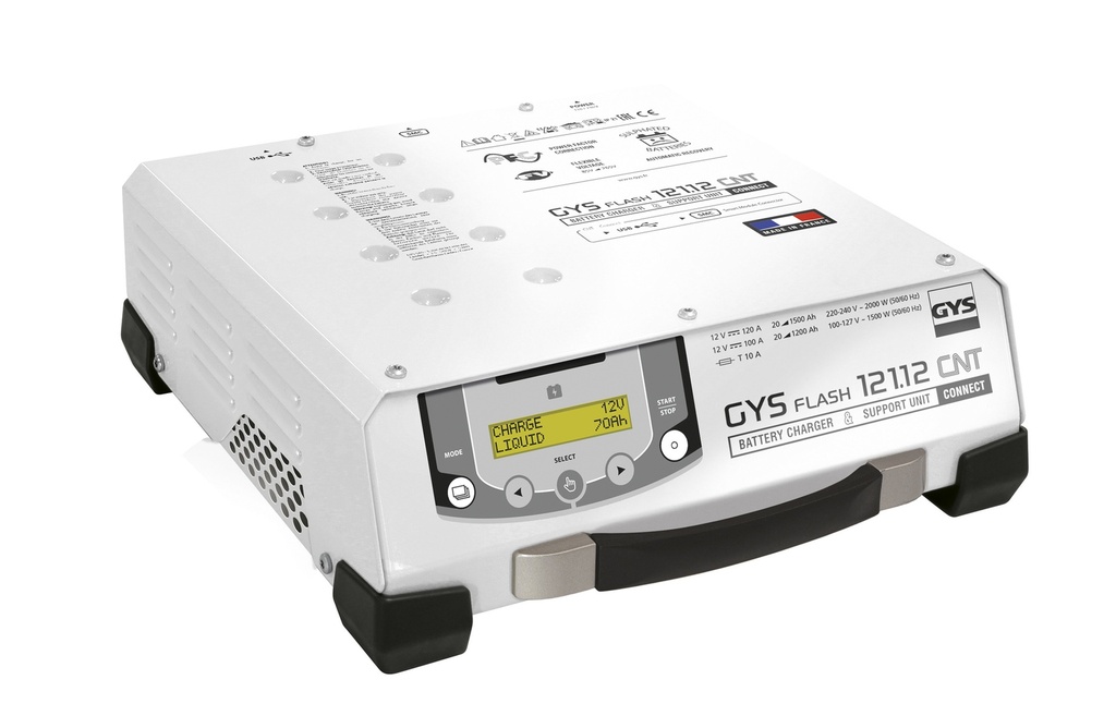 GYS GYSFLASH 121.12 CNT-FV (Cables 5m) - (UK)