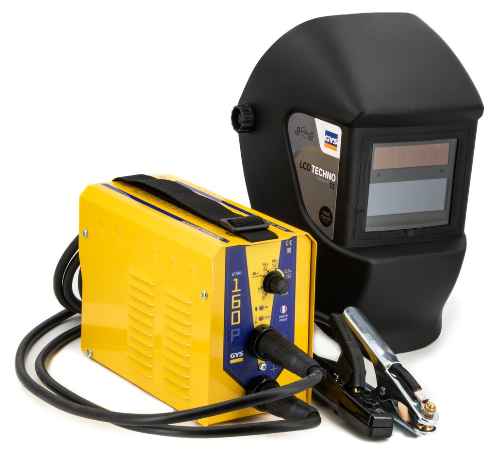 GYS BUNDLE GYSMI 160 P + LCD TECHNO 11 HELMET