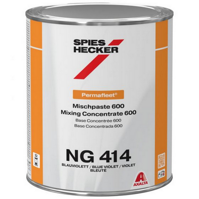 1ltr Spies Hecker Permafleet Series 600 NG 414 Blue Violet Tinte
