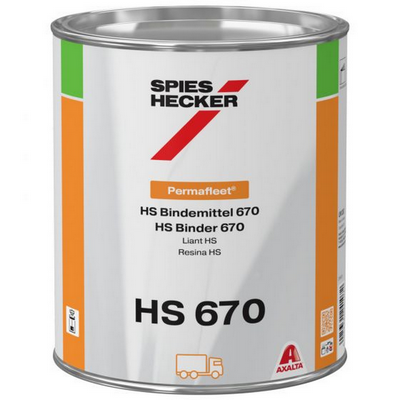 3.5ltr Spies Hecker Permafleet HS 670 Binder (Each)
