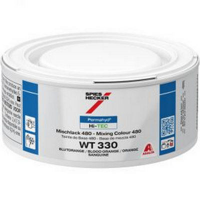 250ml Spies Hecker Permahyd Hi-TEC 480 WT330 Blood Orange Tinter (Each)