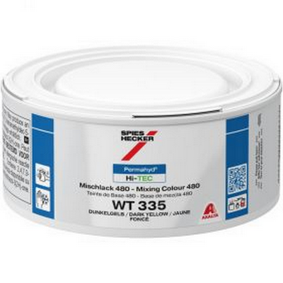 250ml Spies Hecker Permahyd Hi-TEC 480 WT335 Dark Yellow Tinter (Each)