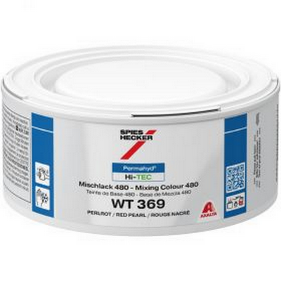 250ml Spies Hecker Permahyd Hi-TEC 480 WT369 Red Pearl Tinter (Each)