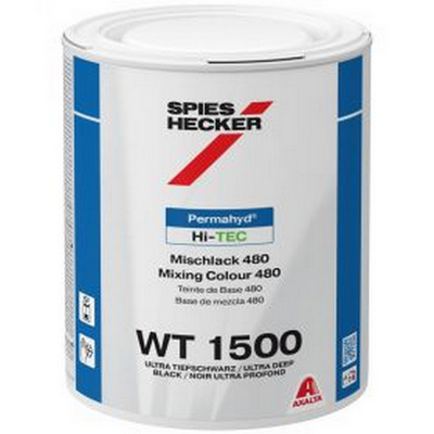 1ltr Spies Hecker Permahyd Hi-TEC 480 WT1500 Ultra Deep Black Tinter (Each)