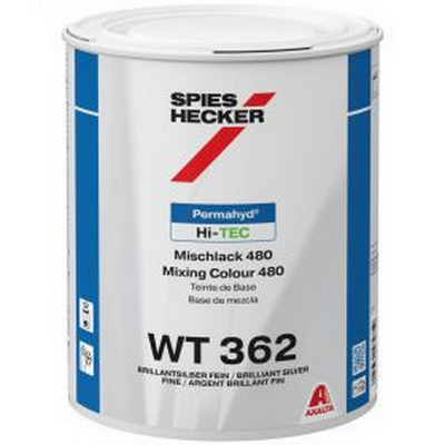 3.5ltr Spies Hecker Permahyd Hi-TEC 480 WT362 Brilliant Silver Fine Tinter (Each)