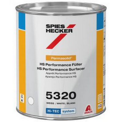 3.5ltr Spies Hecker 5320 Permasolid Hs Performance Surfacer White (Each)
