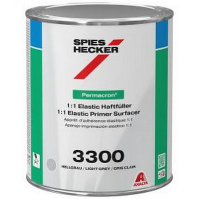 1ltr Spies Hecker 3300 Permacron 1:1 Elastic Primer Surfacer (Gr