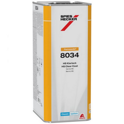5ltr Spies Hecker Permasolid 8034 HS Clearcoat (Each)