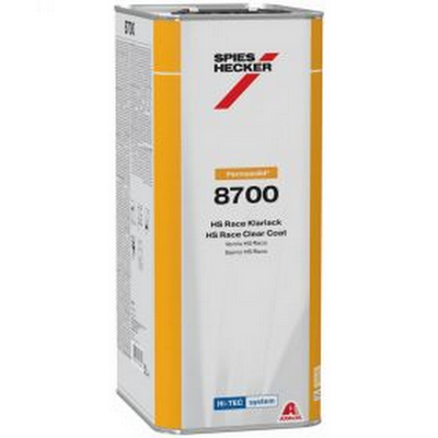 5ltr Spies Hecker 8700 Permasolid Hs Race Clearcoat (Each)