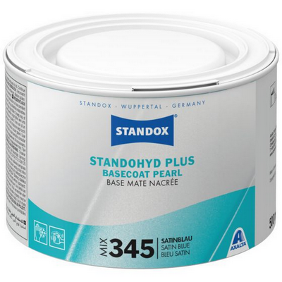500ml Standox Standohyd Mix 345 Satin Blue Xirallic Tinter (Each)
