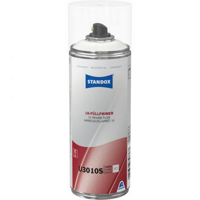 400ml Standox U3010 Spraymax 1K Primer Filler White (Each)