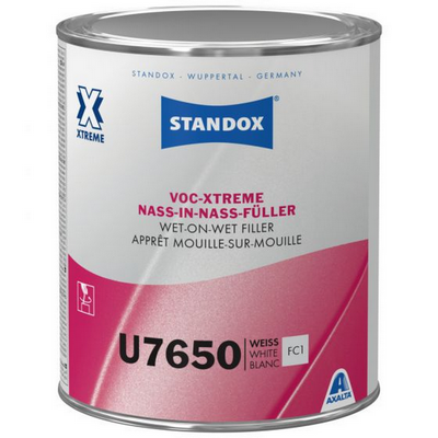 1ltr Standox U7650 VOC Xtreme WOW Filler White (Each)