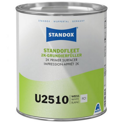 3.5ltr Standox U2510 Standofleet 2K Primer Surafacer FC1 White (Each)