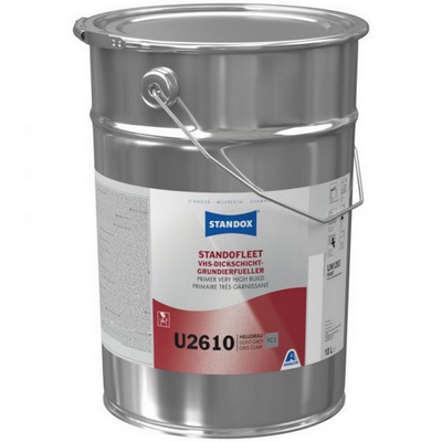 10ltr Standox U2610 Standofleet Primer Very High Build Light Gre
