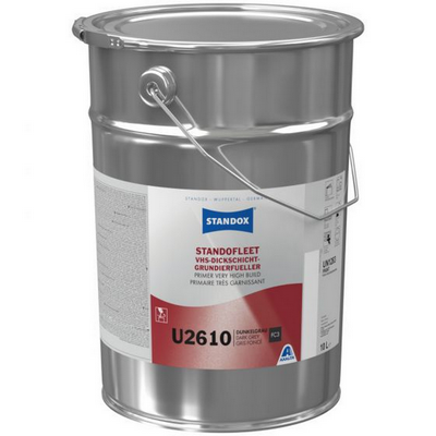 10ltr Standox U2610 Standofleet Primer Very High Build Dark Grey (Each)