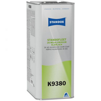 5ltr Standox K9380 Standofleet 2K MS Aluminium Clear (Each)