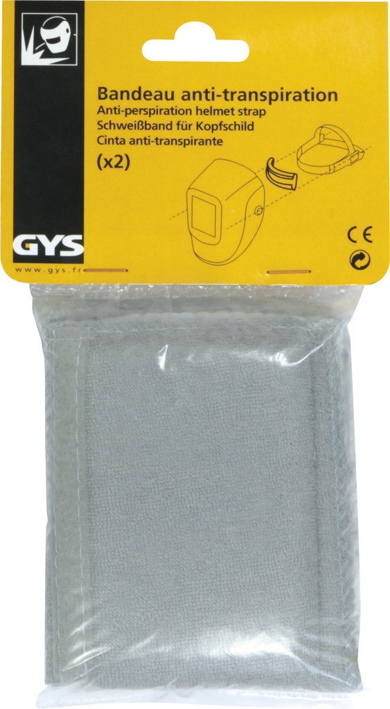 GYS ANTI-PERSPIRATION HELMET STRAP (x2)