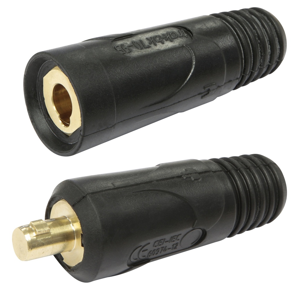 GYS MALE + FEMALE CONNECTORS CFM70.21 - Blister