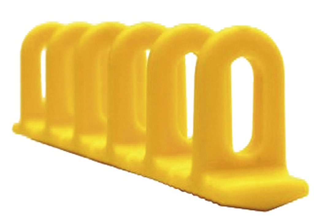 GYS SET OF 3 YELLOW CONICAL PLASTIC MULTIPADS (6x22x156mm)